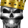 King Me 1 Vehicle Wrap Design — Large Scale Artwork for Wide Format Printing | Categories: Skulls