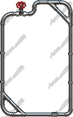Pipes Blank 3 Vehicle Wrap Design — Large Scale Artwork for Wide Format Printing | Categories: Commercial, Industry