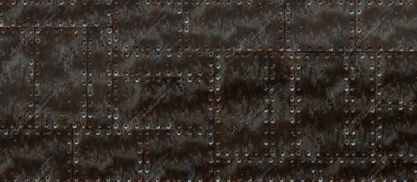 Riveted Metal 4 Vehicle Wrap Design — Large Scale Artwork for Wide Format Printing | Categories: PIK6 Everyday, Textures & Fills, Metal Textures