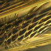 Streak Mesh is a dynamic and eye-catching design featuring 3D gold wire mesh stretching outward into streaks, twisting and warping into thick and thin lines that form an intricate, contorted netting effect. The shimmering gold structure appears to pulse with energy, as glowing hues of light weave through the mesh, creating depth and movement. wire, wrap background, metal, chrome, 3D, abstract, spinning, wheels, vents, holes, space, dark, universe, solar system, alien, commercial, gold, reflects, metallic, street custom, mesh, net, netting, streaks. Design Graphics High Resolution Image.