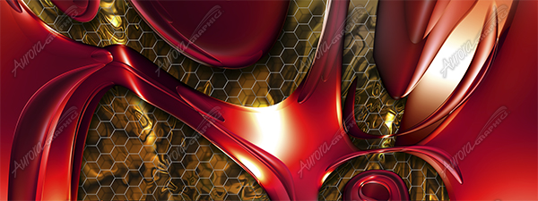 Trippin is a mesmerizing fusion of smooth, 3D chrome and metallic molten paint, flowing together in a reflective and liquid-like motion. This abstract design creates the illusion of shifting metal, giving off a futuristic, almost hypnotic energy. Scattered throughout the center are hexagons and honeycombs, seamlessly integrated into the molten waves, each filled with even more trippy, fluid metallic forms. High Resolution Design Graphics Image.