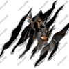 Reaper Revolver Rip Vehicle Wrap Design — Large Scale Artwork for Wide Format Printing | Categories: Graphics, Rips & Tears, Skulls