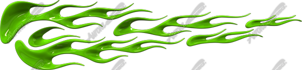 Liquid Flames Vehicle Wrap Design — Large Scale Artwork for Wide Format Printing | Categories: Graphics, PIK6 Everyday, Print & Cut Graphics