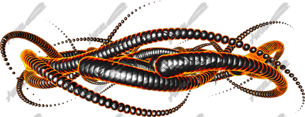 Tangled Lead Vehicle Wrap Design — Large Scale Artwork for Wide Format Printing | Categories: Abstract