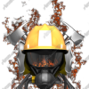 Wildfire Firefighter Flames Vehicle Wrap Design — Large Scale Artwork for Wide Format Printing | Categories: PIK6 Everyday, Commercial