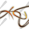 Glowing Whips Vehicle Wrap Design — Large Scale Artwork for Wide Format Printing | Categories: Abstract