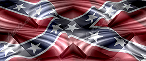 Rebel Flag 1 Chrome Twist Vehicle Wrap Design — Large Scale Artwork for Wide Format Printing | Categories: Flags