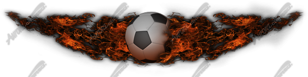 Flaming Soccerball 1 Vehicle Wrap Design — Large Scale Artwork for Wide Format Printing | Categories: Sports & Games, Flames
