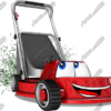 Lawnmower Character Vehicle Wrap Design — Large Scale Artwork for Wide Format Printing | Categories: Commercial, Industry
