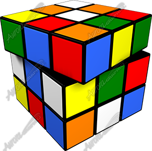 Cube Puzzle Vehicle Wrap Design — Large Scale Artwork for Wide Format Printing | Categories: Sports & Games