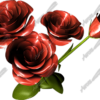 Shine Roses 2 Vehicle Wrap Design — Large Scale Artwork for Wide Format Printing | Categories: PIK6 Everyday, Commercial, Industry, Nature