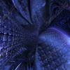 Too Deep is a visually immersive abstract image that captivates with its sense of dimensional depth and texture. The composition resembles a futuristic tunnel or organic corridor, rendered in rich blues and purples with intricate surface details that shimmer and shift like scaled metal or alien skin. What makes Too Deep especially powerful is its seamless tileability from side to side, allowing it to repeat indefinitely without any visual breaks—making it an ideal candidate for ultra-wide applications.