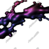 Chameleon Splash, abstract, chameleon, splash, oil, slick, water, liquid, mercury, wet, paint, custom, multicolored, fluid, reflective. Transparent .TIFF