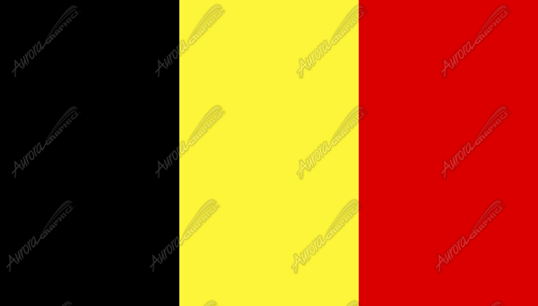 Belgium Flag Flat Vehicle Wrap Design — Large Scale Artwork for Wide Format Printing | Categories: Flags
