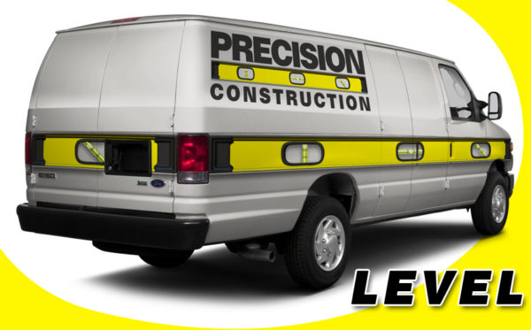 Level Vehicle Wrap Design — Large Scale Artwork for Wide Format Printing | Categories: Commercial, Industry