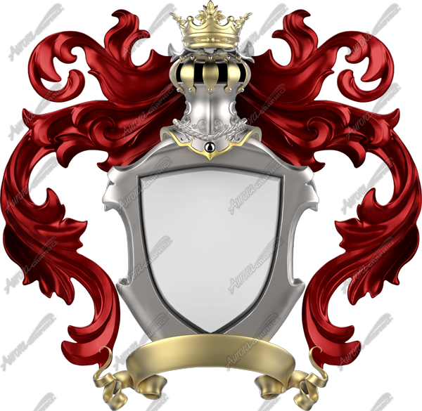 Family Coat of Arms Vehicle Wrap Design — Large Scale Artwork for Wide Format Printing | Categories: Sign Blanks