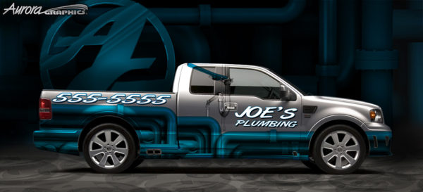 Pipes Vehicle Wrap Design — Large Scale Artwork for Wide Format Printing | Categories: PIK6 Everyday, Commercial