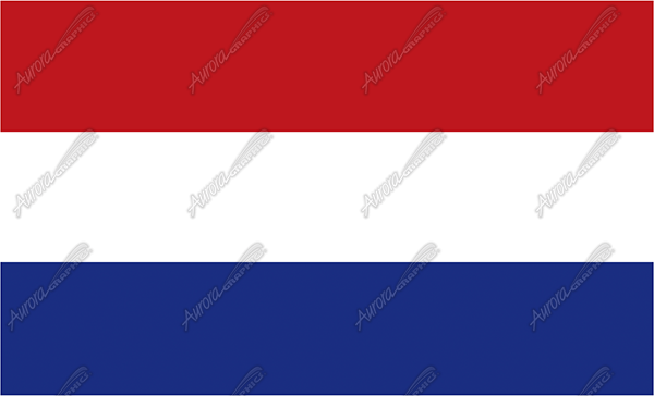 Holland Flag Flat Vehicle Wrap Design — Large Scale Artwork for Wide Format Printing | Categories: Flags