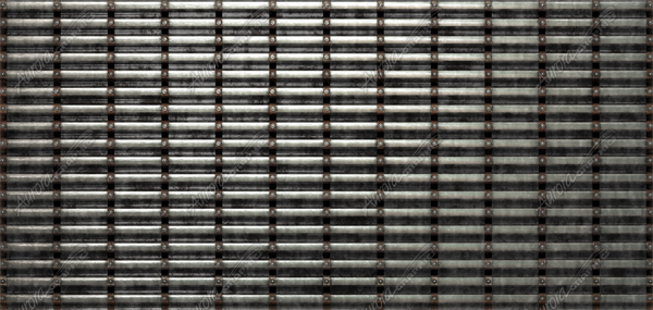 Corrugated Metal 2 Vehicle Wrap Design — Large Scale Artwork for Wide Format Printing | Categories: Textures & Fills, Metal Textures
