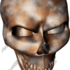 Rusted Skull Vehicle Wrap Design — Large Scale Artwork for Wide Format Printing | Categories: Skulls