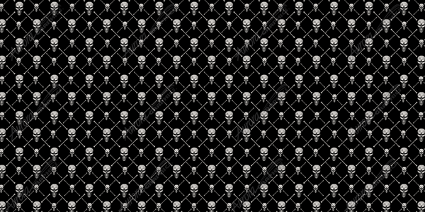 Large Skull Pattern Wallpaper Vehicle Wrap Design — Large Scale Artwork for Wide Format Printing | Categories: Skulls