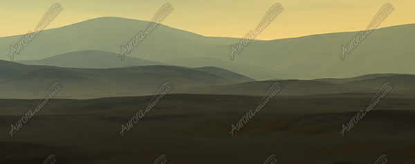 Desert Dusk Vehicle Wrap Design — Large Scale Artwork for Wide Format Printing | Categories: Nature