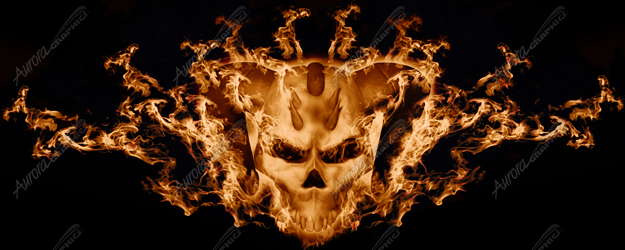 demonic skull wallpaper