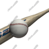 Baseball and Bat Vehicle Wrap Design — Large Scale Artwork for Wide Format Printing | Categories: Sports & Games