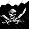 Waving Pirate Flag Vehicle Wrap Design — Large Scale Artwork for Wide Format Printing | Categories: PIK6 Everyday, Flags