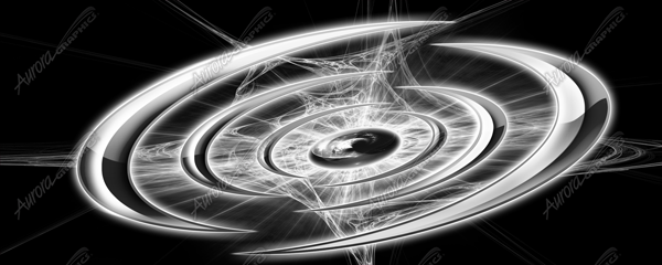 Axis of Symmetry is a bold and radiant abstract image centered around a glowing focal point surrounded by concentric elliptical rings. Each ring pulses with energy, crafted in bright golden-orange hues that contrast sharply against the deep black background. The design radiates outward with a structured, rhythmic intensity, creating a stunning visual balance that instantly captures attention. High Resolution Design Graphics Image.