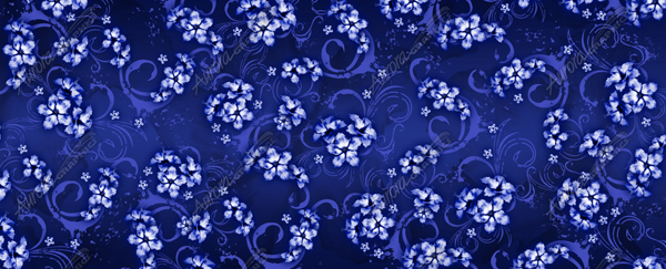 Hawaiian Floral 3 2 Vehicle Wrap Design — Large Scale Artwork for Wide Format Printing | Categories: PIK6 Everyday, Nature