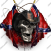 Rebel Cowboy Vehicle Wrap Design — Large Scale Artwork for Wide Format Printing | Categories: PIK6 Everyday, Skulls