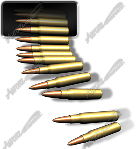 Bullet Casings Vehicle Wrap Design — Large Scale Artwork for Wide Format Printing | Categories: Military