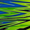 Speed is a high-energy abstract image built for adrenaline and impact. Designed with the spirit of motorsports in mind, this graphic explodes with momentum—featuring a dynamic array of sharp, angular lines that slash across the canvas with precision and power. Multiple lines converge into intense focal points, giving the design a sense of direction and drive. Some streaks are bold and colorful, while others are sleek and dark, creating layered contrast and a sense of visual speed.