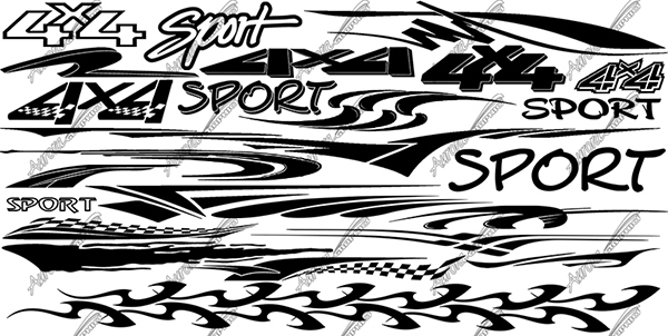 Millennium Vector Pack 17 Perfect Vector Cut Files Easily Customizable With Print Effects Vinyl Cut Graphics Cut Vinyl Graphics Abstract Sports Logo Racing Race Car Sport 4X4 Checkered Flag Paint Mask Design Elements CutContour Graphics Cut Contour
