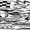 Millennium Vector Pack 23 Perfect Vector Cut Files Easily Customizable With Print Effects Vinyl Cut Graphics Cut Vinyl Graphics Abstract Racing Race Car 4X4 Buck Skull Deer Skull Checkered Flag Paint Mask Design Elements CutContour Graphics Cut Contour