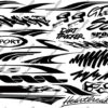 Millennium Vector Pack 2 Perfect Vector Cut Files Easily Customizable With Print Effects Vinyl Cut Graphics Cut Vinyl Graphics Abstract Racing Race Car Paint Mask SS GT Dirt Tracker Heartbreak Flame Flames Sport Sports Logo Design Elements CutContour Graphics Cut Contour