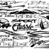 Millennium Vector Pack 9 Perfect Vector Cut Files Easily Customizable With Print Effects Vinyl Cut Graphics Cut Vinyl Graphics Abstract Racing Race Car 4X4 Jet Pilot Extreme Rebel Sport Classic On The Edge Trick Truck Mountains Paint Mask Sports Logo Design Elements CutContour Graphics Cut Contour
