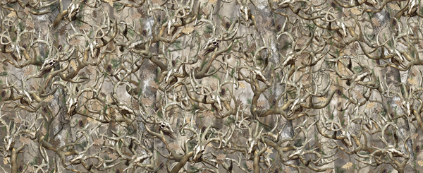 Bushwolf Obliteration Buck Camo Aurora Graphics makes the largest and highest resolution camouflage, camo patterns on the planet under the Bushwolf obliteration trademark. In direct competition with and Superior to companies like Kryptek, Realtree, Mossyoak, real, tree, mossy, oak. We offer many different designs such as lifestyle patterns, tactical patterns, hunting patterns, field patterns. Great for hunting any type of game such as pheasant, deer, turkey, quail, buck, Whitetail, elk, Caribou, moose, Pronghorn sheep, antelope. Buck Skulls.