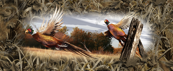 Ringneck Pheasant Compact Size Tailgate Aurora Graphics makes the largest and highest resolution camouflage, camo patterns on the planet under the Bushwolf obliteration trademark. In direct competition with and Superior to companies like Kryptek, Realtree, Mossyoak, real, tree, mossy, oak. We offer many different designs such as lifestyle patterns, tactical patterns, hunting patterns, field patterns. Great for hunting any type of game such as pheasant, deer, turkey, quail, buck, Whitetail, elk, Caribou, moose, Pronghorn sheep, antelope. Aurora Graphics makes the largest and highest resolution camouflage, camo patterns on the planet under the Bushwolf obliteration trademark. In direct competition with and Superior to companies like Kryptek, Realtree, Mossyoak, real, tree, mossy, oak. We offer many different designs such as lifestyle patterns, tactical patterns, hunting patterns, field patterns. Great for hunting any type of game such as pheasant, deer, turkey, quail, buck, Whitetail, elk, Caribou, moose, Pronghorn sheep, antelope. Oak Ambush, Woodland Ghost, Grassland, Marshland, Snowstorm, Forest and Snowstorm Pink. Hunting, Forest, Grass, Field Patterns. Sports and Games, Shooting. CutContour Graphics Cut Contour Design Cut File Print/Cut Print Cut