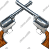 Single Action Revolver Vehicle Wrap Design — Large Scale Artwork for Wide Format Printing | Categories: Military