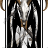 Tribal Buck Skull Bed Band Aurora Graphics makes the largest and highest resolution camouflage, camo patterns on the planet under the Bushwolf obliteration trademark. In direct competition with and Superior to companies like Kryptek, Realtree, Mossyoak, real, tree, mossy, oak. We offer many different designs such as lifestyle patterns, tactical patterns, hunting patterns, field patterns. Great for hunting any type of game such as pheasant, deer, turkey, quail, buck, Whitetail, elk, Caribou, moose, Pronghorn sheep, antelope. Forest, shooting, forest bed band. Partial wrap. CutContour Graphics Cut Contour Design Cut File Print/Cut Print Cut
