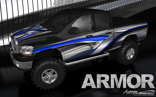 Armor Partial Wrap - Metal - futuristic