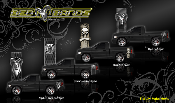Bed Bands Poster 1 - FREE Vehicle Wrap Design — Large Scale Artwork for Wide Format Printing | Categories: Posters