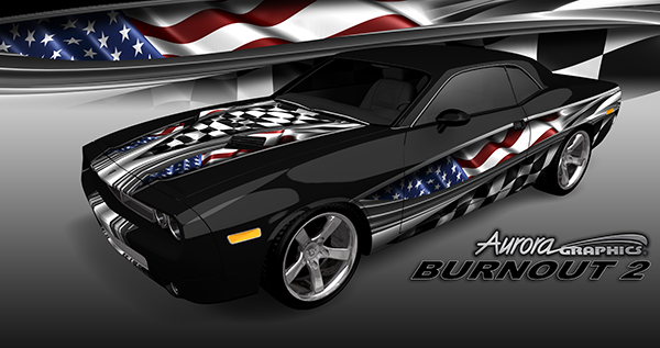 Burnout 2 is a bold, race-inspired partial wrap that blends patriotic pride with high-octane energy. This print-and-cut, cut contour graphic features a powerful visual composition: a waving American flag flowing across the top, and a classic black and white checkered racing flag sweeping beneath it. Both flags are set in motion, appearing to ripple with movement and intensity as if caught in the wind at the starting line. Racing Wrap, partial, racing, half wrap, American Flag, racing flag, partial wrap, half wrap, print and cut, print n cut, side wrap, patriotic, corvette, street custom, race cars, Burnout, Abstract Partial Wrap, American Flag, Checkered Flag, Race Car Design, Dynamic Pattern, Vibrant Colors, Energetic Shapes, Racing Spirit, Patriotism, Bold Statement, Wide Format Printer, Cut Contour, High-Octane Flair, Vehicle Graphics. CutContour Graphics Cut Contour Design Cut File Print/Cut Print Cut.