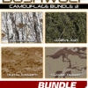 Bushwolf Camo Bundle Pack 3, Aurora Graphics makes the largest and highest resolution camouflage, camo patterns on the planet under the Bushwolf obliteration trademark. In direct competition with and Superior to companies like Kryptek, Realtree, Mossyoak, real, tree, mossy, oak. We offer many different designs such as lifestyle patterns, tactical patterns, hunting patterns, field patterns. Great for hunting any type of game such as pheasant, deer, turkey, quail, buck, Whitetail, elk, Caribou, moose, Pronghorn sheep, antelope. Camo for war, military, army, Sandstorm. Non-repeating Snowstorm, Desert, Digital Desert and Marshland camo.