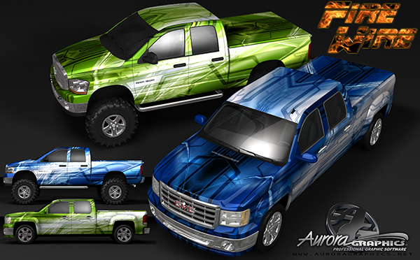 Fire Wire Poster - FREE Vehicle Wrap Design — Large Scale Artwork for Wide Format Printing | Categories: Posters