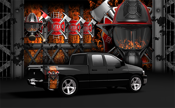The largest hand painted and photographic flames on the market! Suited perfect for wide format printing and vehicle wraps, you won't be disappointed in the print quality of these fire images!