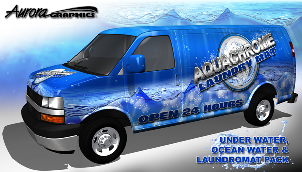 Laundromat Van Wrap