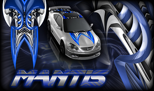 Mantis Poster - FREE, poster, free, posters, hoods and tails, tailgate, hoods, space ship, 2 tone, racing, race, turbines, smooth, futuristic, gloss, glossy, chrome, metallic, shiny, shine, sleek,
